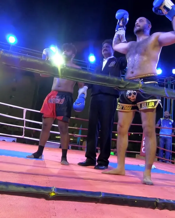 This is what victory looks like. It is forged through sweat, discipline, and relentless hard work in the gym, long before you ever step into the ring.