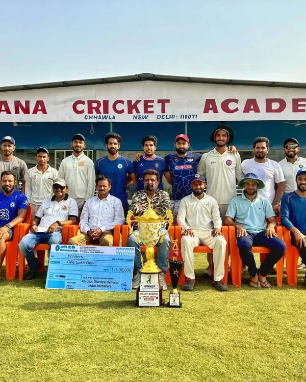 This is what we do at Haryana Cricket Academy. We build champions from the ground up. Our team stands proud with another tournament trophy right here at our home base in Chhawla, New Delhi.