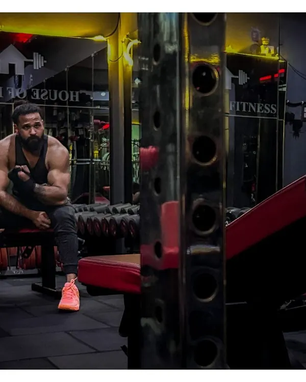 It's the difference between now and "that day". A moment of reflection and focus on a bench at House of Fitness.