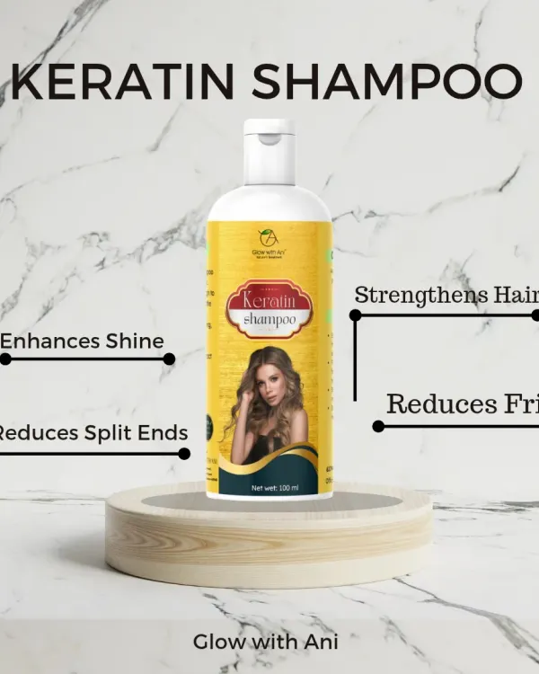 My Keratin Shampoo is for anyone who wants to reduce frizz and get stronger, shinier hair. It helps reduce split ends and enhances your hair's natural shine, making it look healthy and smooth.