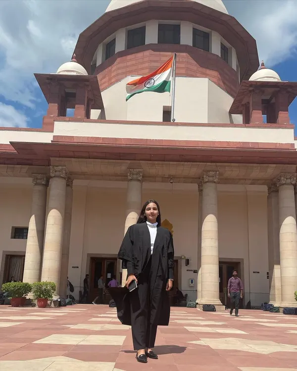 A powerful shot in front of the Supreme Court of India. I am ready to represent you with confidence and determination in the highest court of the land.