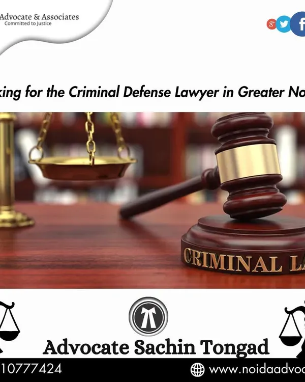 Looking for a criminal defense lawyer in Greater Noida? I have the experience and dedication to handle your case effectively.