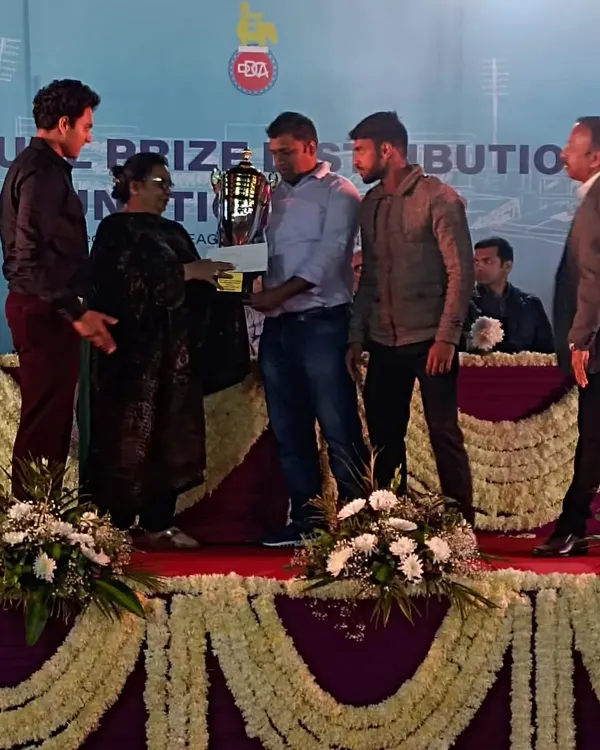 A proud moment for Bright Cricket Club as we receive the championship trophy at a DDCA event. This victory is a result of our team's collective heart, fight, and relentless passion for the game.
