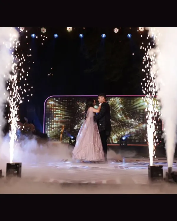 A fairytale moment for the bride and groom. We love creating these magical couple performances with special effects like cold pyros and dry ice to make your first dance truly unforgettable. This is the "wow" factor we promise to deliver.