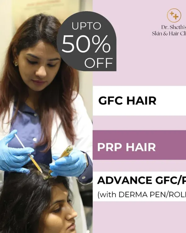 This image shows one of our doctors performing a GFC/PRP hair treatment. We use your own blood’s growth factors to awaken dormant follicles and boost hair thickness, making it a safe and natural choice for hair restoration.