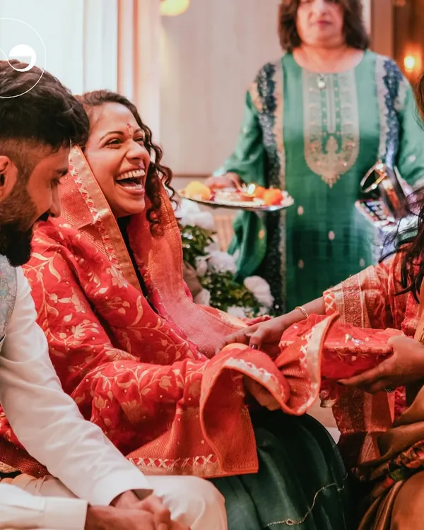 Capturing pure, unscripted joy is what I live for. This beautiful moment from an intimate Roka ceremony reflects the warmth and happiness that I strive to create, ensuring your memories are as heartfelt as the celebration itself.