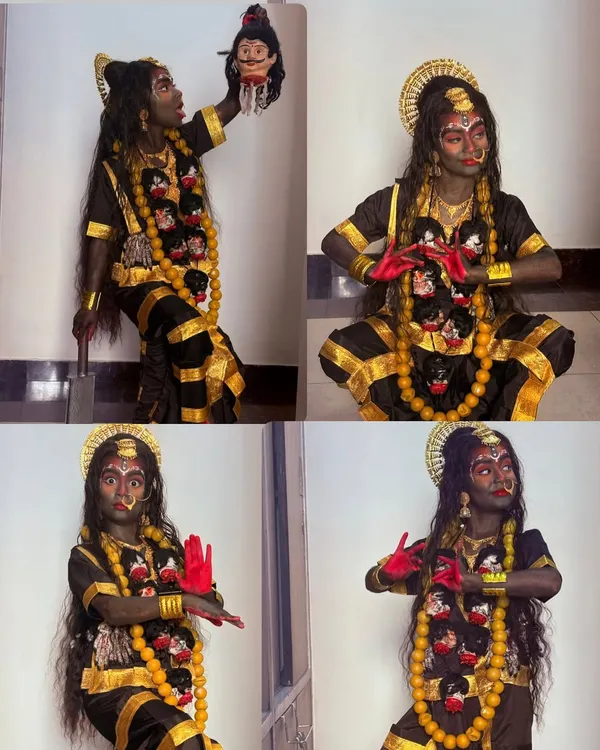 Our proud student Japreen Kaur, a 2nd class student, performing as Kaali Mata. We choreographed this powerful piece that won her the 1st prize in her school competition for the third time in a row.