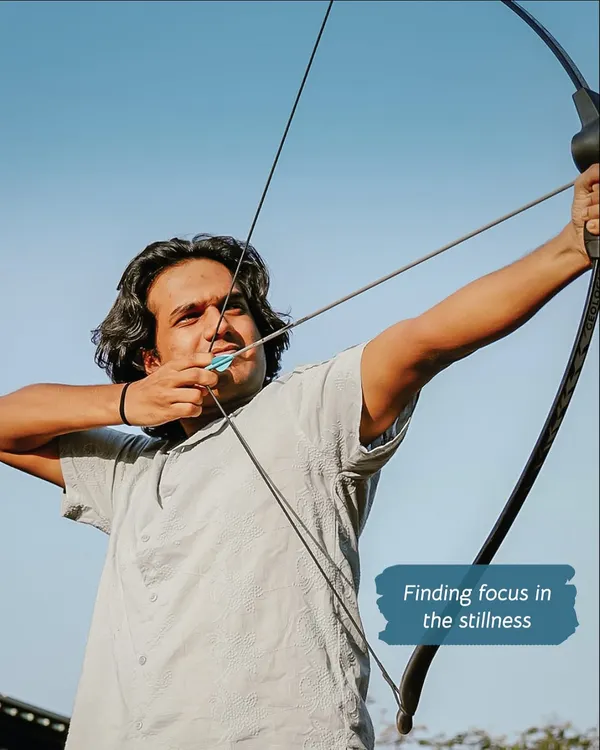 Find your focus in the stillness of the moment. Our archery range provides the perfect setting to clear your mind, take a deep breath, and let your arrow fly.