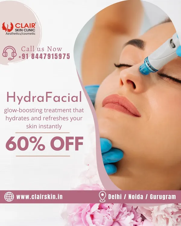 Experience our glow-boosting HydraFacial at an incredible value. This limited-time offer gives you 60% off our signature treatment that hydrates and refreshes your skin instantly.