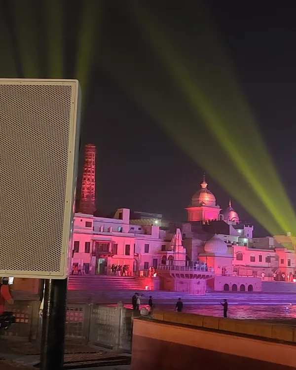 This is our professional audio equipment delivering clear, powerful sound at the spectacular Deepotsav celebration in Ayodhya. I specialize in providing large-scale sound reinforcement solutions from leading brands like JBL Professional that perform flawlessly in the most demanding environments.