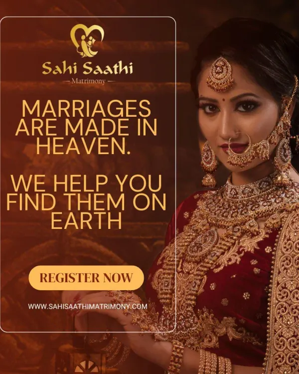 This image of a bride in her traditional attire captures the beauty and hope of a wedding day. My mission is to help you find the person you are meant to be with, turning heavenly matches into earthly realities.