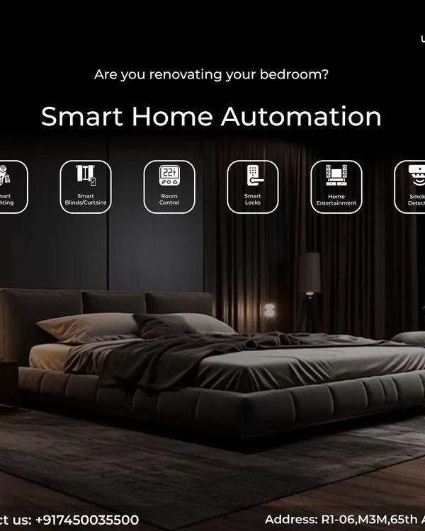 Are you renovating your bedroom? I can integrate smart lighting, automated blinds, climate control, smart locks, and entertainment systems to create the ultimate sanctuary for rest and relaxation.