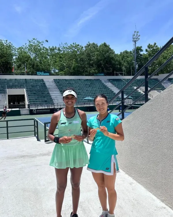 Winning the W35 doubles title with my partner Hiroko Kuwata was a fantastic experience. Teamwork and communication are skills I emphasize in my doubles coaching. I am so grateful for my team and family who support me through every tournament.
