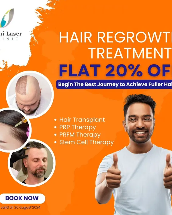 We frequently run seasonal promotions, like this Independence Day offer. Keep an eye out for discounts on our hair loss therapies, including PRP, PRFM, and Stem Cell Therapy, to start your journey to fuller hair.
