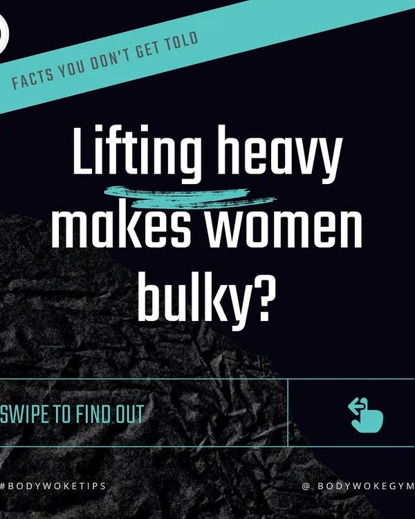 Myth: Lifting heavy makes women bulky. We're here to bust this myth and show you why strength training is essential for women.