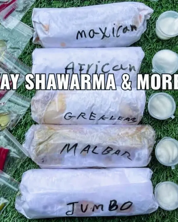 This is what makes my shawarma different. I offer unique fusion flavors like Mexican, African, Greek, and Malabar, plus a Jumbo roll for when you're extra hungry.