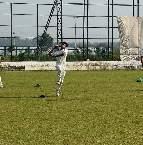 A batsman in full flow during the 30th JP Atray Cricket Tournament. Our players are consistently exposed to high-level competitions, playing alongside and against Ranji Trophy and IPL players.