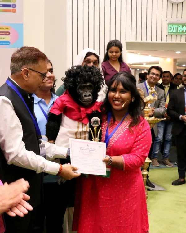 A truly proud moment for both Nikki and me, receiving this award from the National Institute of Open Schooling (NIOS). This recognition is a huge honor and a milestone in our journey as performers and lifelong learners.