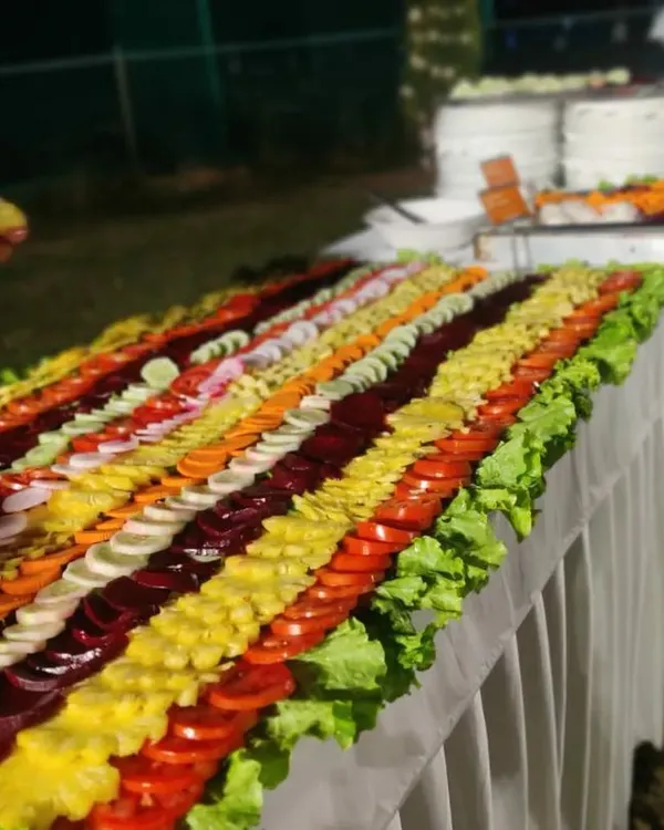 This vibrant and extensive salad bar is an example of how we bring freshness and variety to corporate events. We believe in offering healthy, delicious options that look as good as they taste.