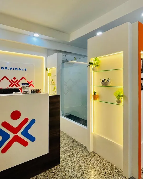 A view of the reception area at one of our clinics. We aim to create a welcoming and professional environment from the moment you connect with us, whether in person or online.