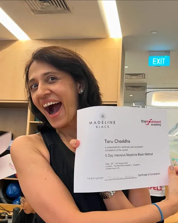 Pure joy. This is me receiving my certificate after a 5-day intensive course with the incredible Madeline Black. I am committed to being a lifelong learner to bring the best to my students.