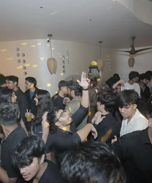 A wide shot of the madness. Our parties are known for being packed from wall to wall with people who are there for one reason: to dance and have a good time.