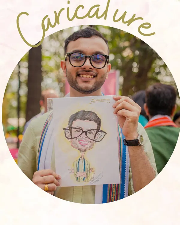 A live caricature artist is a fantastic way to entertain guests and give them a unique, personalized party favor to take home. It always brings a lot of laughter as people see their exaggerated portraits come to life.