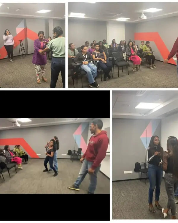 A collage from a self-defense seminar I conducted for the women at NoBroker's corporate office. We covered practical techniques for real-world situations.