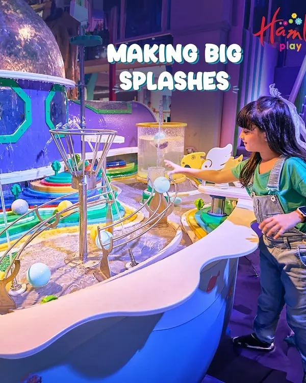 Making big splashes and even bigger discoveries! My water play station allows for hands-on, mess-free fun where kids can learn about cause and effect while playing.