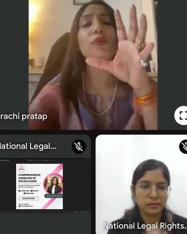 Leading a virtual session on the comprehensive handling of POCSO cases for the National Legal Rights Consortium. My discussion focused on the practical challenges and legal nuances of the POCSO Act to ensure justice for child victims.