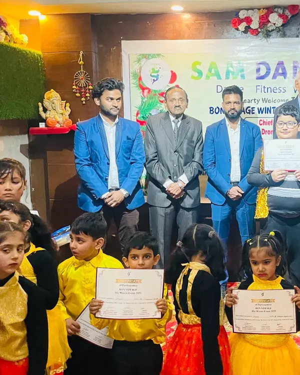 A proud moment from our 'Winter Event 2023' as our young students receive their performance certificates. We believe in acknowledging every child's effort.