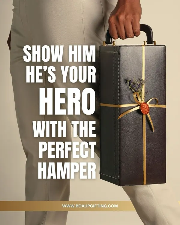 Show him he's your hero with the perfect hamper. This 'Gentleman's Pour' gift set is a sophisticated choice for Father's Day or as a gift for the father of the bride.
