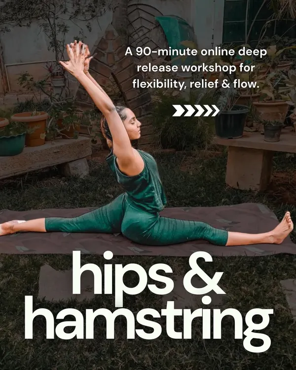 This is the heart of my specialized workshops. I focus on releasing the hips and hamstrings, areas where we hold so much physical and emotional tension. This 90-minute online session is designed for deep release, helping you gain flexibility, find relief, and improve your flow.