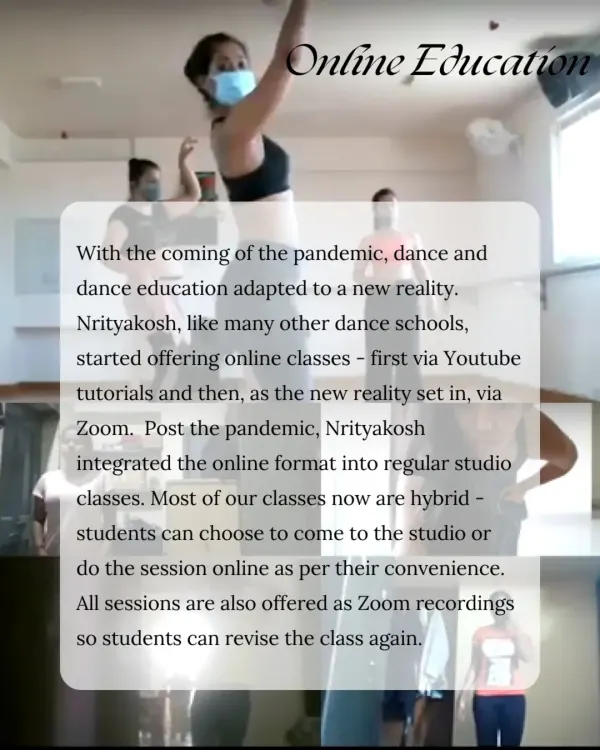The pandemic pushed us to adapt, and now online education is integral to our school. Most of our classes are hybrid, with Zoom recordings available for all students.