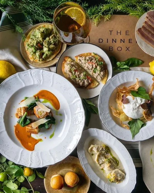 Welcome to The Dinner Box, where we turn your home into the finest private dining destination. This vibrant Italian feast captures the essence of what we do: creating joyous, unforgettable moments around beautiful, chef-crafted food.
