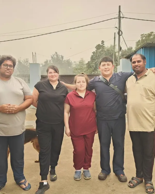 Collaboration is key to our success. Here is our team with the skilled veterinarians from Project DOBRO after a successful five day camp where they performed 60 surgeries, including sterilizations and tumor removals.