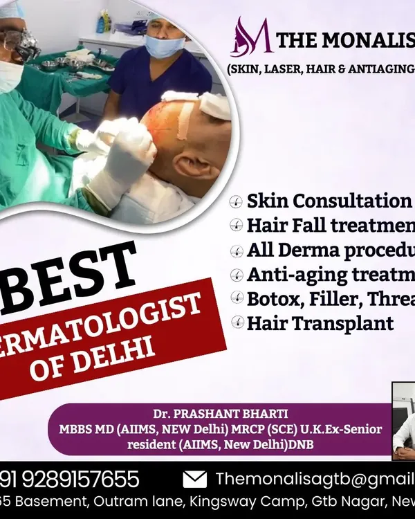 We are proud to have the best dermatologists in Delhi on our team, like Dr. Prashant Bharti. His senior residency at AIIMS and MRCP from the UK ensure you receive expert care.