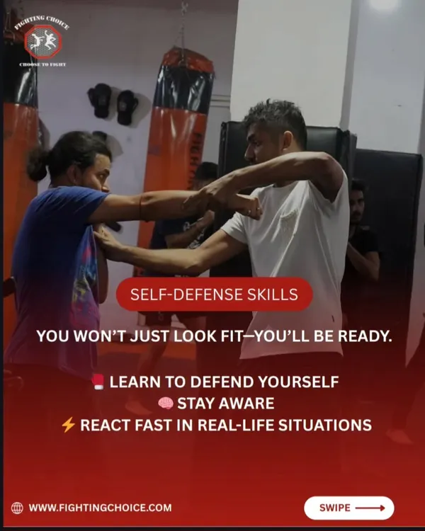 This is not just about looking fit; it's about being ready for anything. I teach practical self-defense skills that help you react quickly and stay aware in real-life situations, building true confidence from the inside out.