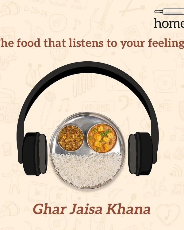 My food is designed to be your comfort on a tough day. This simple meal of paneer curry, a dry sabzi, and plain rice is like a warm conversation with an old friend, listening to all your feelings.
