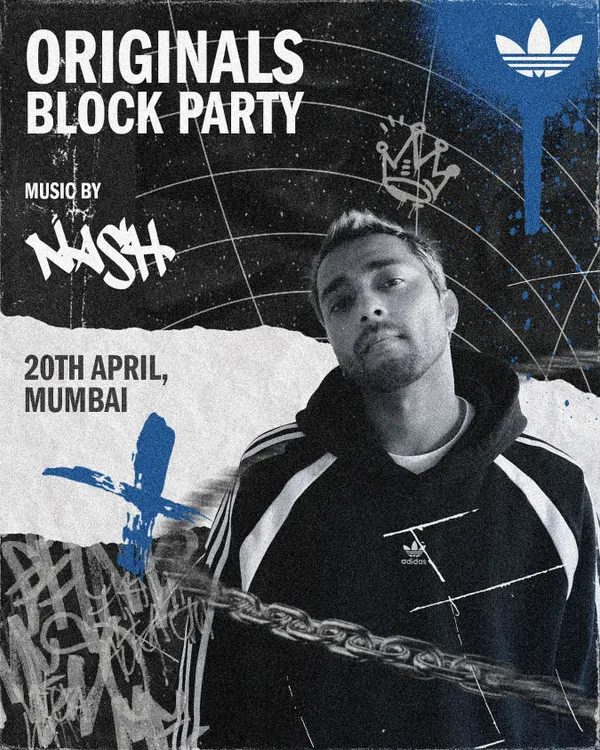 The official poster for my performance at the Adidas Originals Block Party in Mumbai. It was an honor to provide the soundtrack for such a cool event.