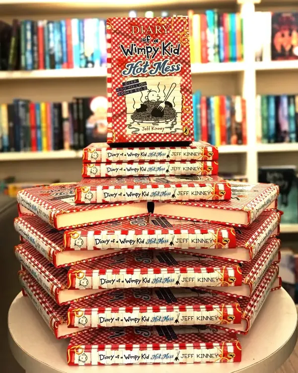 The latest 'Diary of a Wimpy Kid: Hot Mess' is here! We've stacked them high for all the Greg Heffley fans.