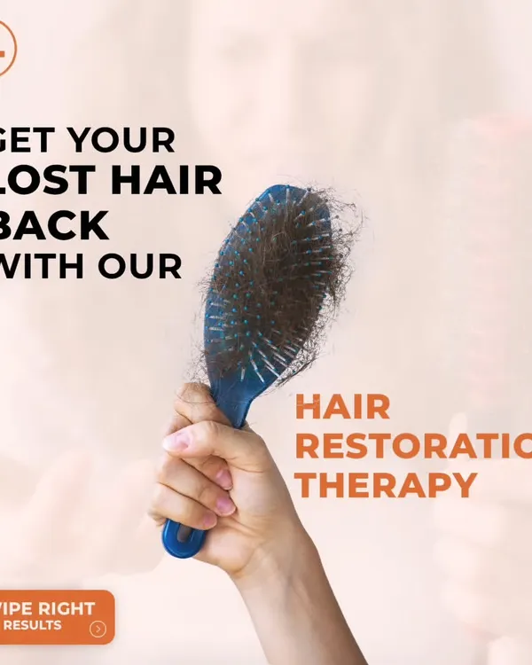 Don't let hair loss hold you back. Our hair restoration therapies offer a non-invasive solution to stimulate natural growth and revitalize thinning areas, helping you regain a full, lush head of hair.