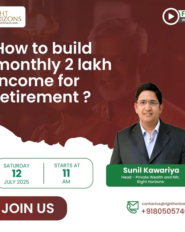 Planning for a comfortable retirement with a steady income is a common goal. This webinar announcement, featuring our expert Sunil Kawariya, addresses how to build a corpus capable of generating a significant monthly income post-retirement.