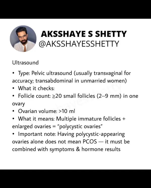 An ultrasound is a key tool for PCOS diagnosis, but it's not the only piece of the puzzle. It checks for follicle count and ovarian volume, but having polycystic-appearing ovaries alone doesn't mean you have PCOS. It must be combined with symptom history and hormone tests.