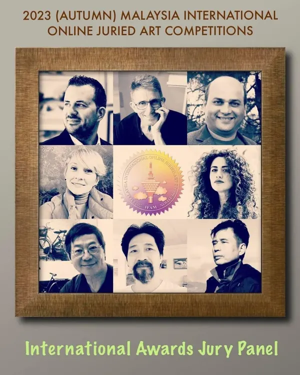 I was honored to be part of the international jury panel for the Malaysia International Online Juried Art Competition. This global perspective enriches the guidance I provide to my students.