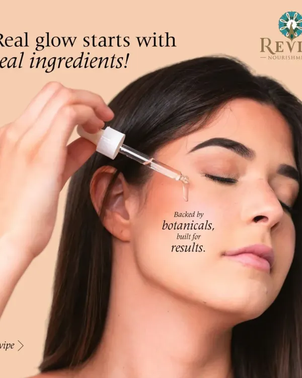 Real glow starts with real ingredients. My serums are backed by botanicals and built for results, delivering targeted solutions for your unique skin concerns.