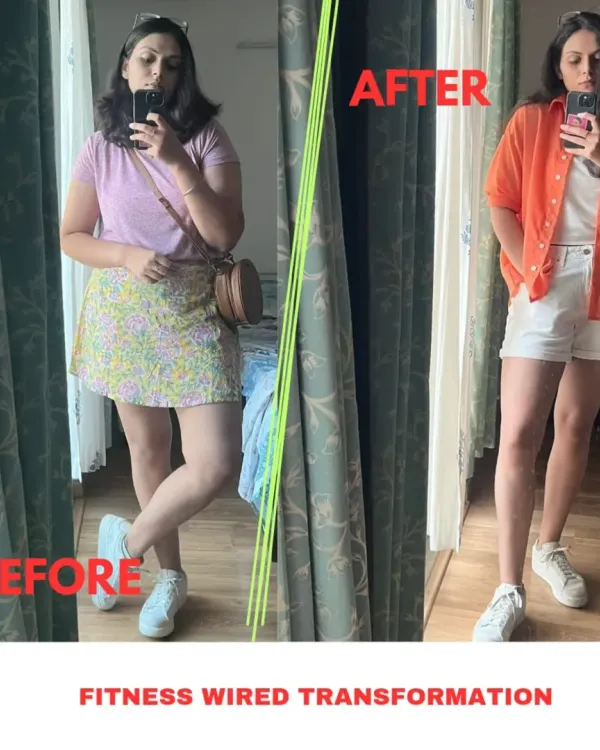 This is what real transformation looks like. This client achieved a 16 kg weight loss not just by exercising, but by building sustainable habits around nutrition, strength, and mindset. This journey is proof that with consistent effort and the right guidance, you can achieve incredible results.