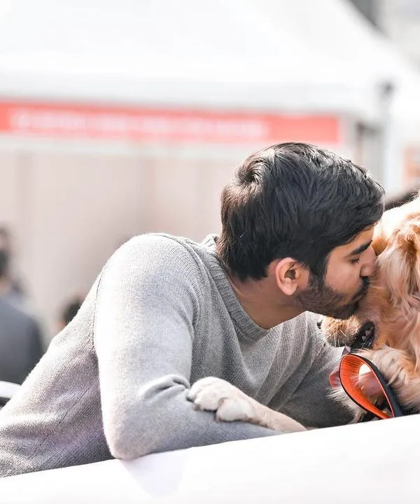 This is the moment I live for. That pure, unconditional love between a man and his best friend. Capturing this gentle kiss was a reminder that these are not just pets, they are family. It's these quiet, heartfelt connections I aim to freeze in time for you.