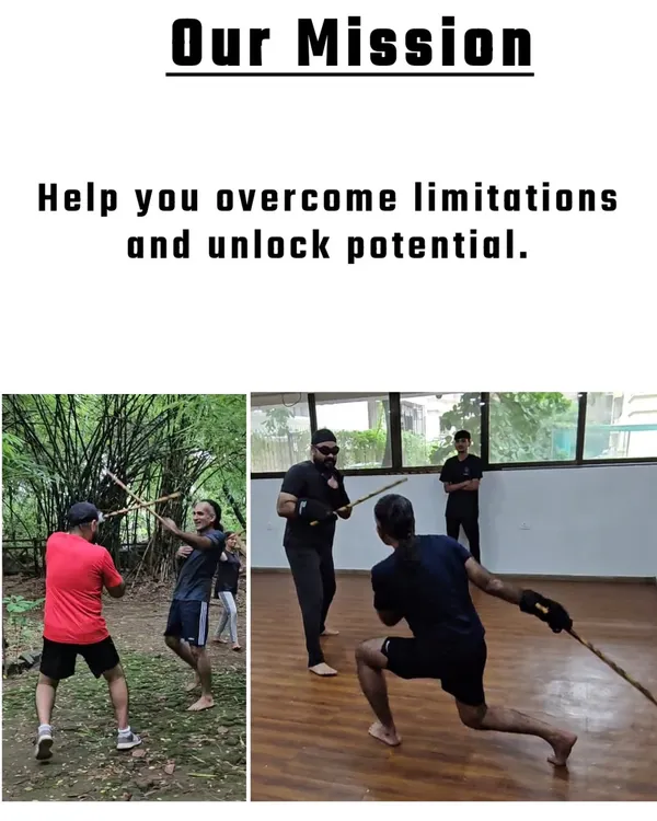 Our mission is to help you overcome limitations and unlock your potential. We train indoors and outdoors, adapting to every situation.