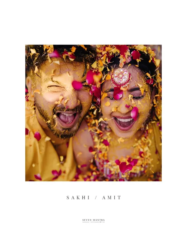 The aftermath of a joyful Haldi. This is what pure, unadulterated happiness looks like. I love capturing these moments of unrestrained laughter and celebration.
